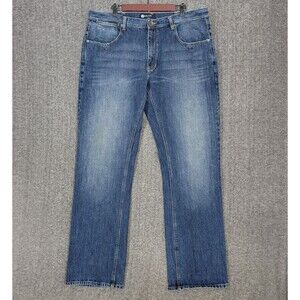 Sean John Jeans Mens 39x35* Blue Denim Straight Leg